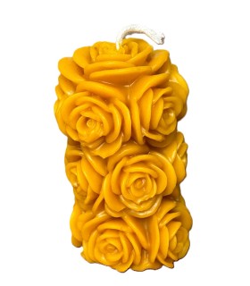 Bougie buisson de roses