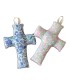 Croix en Tissu Liberty ou autres (mag)