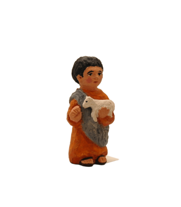 Grande crèche de Dourgne - Enfant à l'agneau