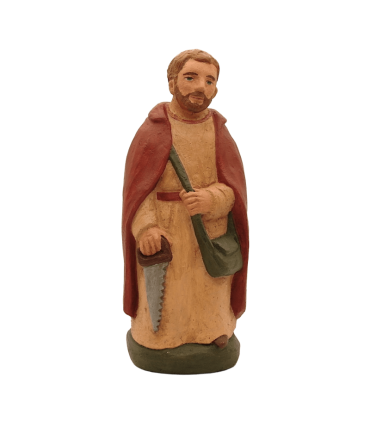 Joseph à la scie - crèche de Dourgne