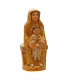 Vierge romane dorée