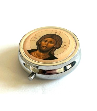 Custode à hosties argentée