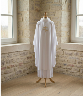 CHASUBLE PRETRE BLANCHE