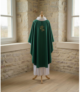 CHASUBLE PRETRE verte