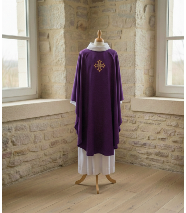 CHASUBLE PRETRE BORDEAUX