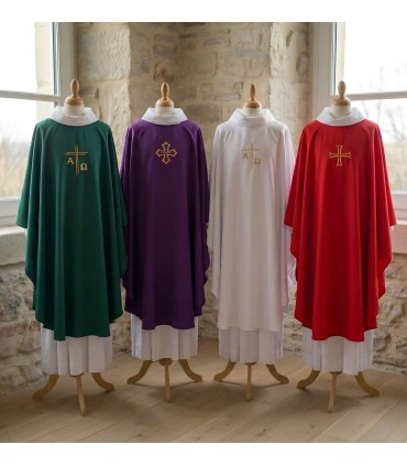 CHASUBLE PRETRE BORDEAUX