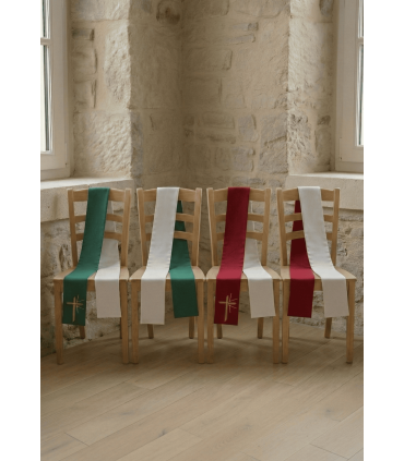 Etole de prêtre réversible