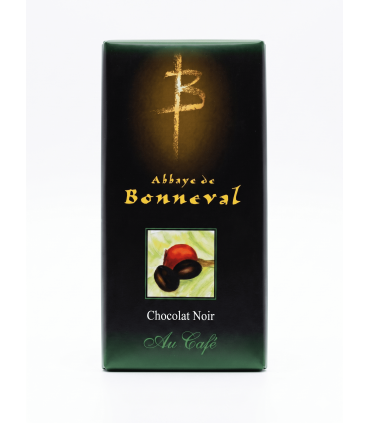 Tablette chocolat noir et café
