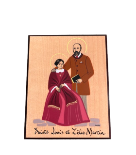 Cadre Saints Louis et Zélie Martin — Abbaye de Venière (71)
