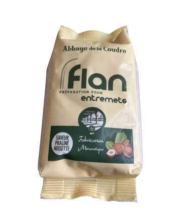 Flan préparation entremets Praliné Noisette — Abbaye de la Coudre