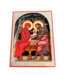 Icône de la Sainte Famille – Sainte Anne, Saint Joachim et Marie