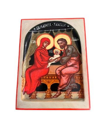 Icône de la Sainte Famille – Sainte Anne, Saint Joachim et Marie