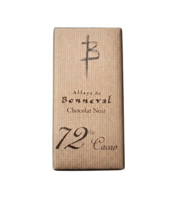 Chocolat noir 72% cacao artisanal - Abbaye de Bonneval