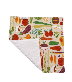 Essuie-tout motif légumes — Monastère des Clarisses de Troyes