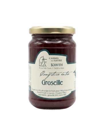 Confiture artisanale de groseilles par le Carmel du Havre