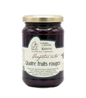 Confiture artisanale et monastique aux fruits rouges