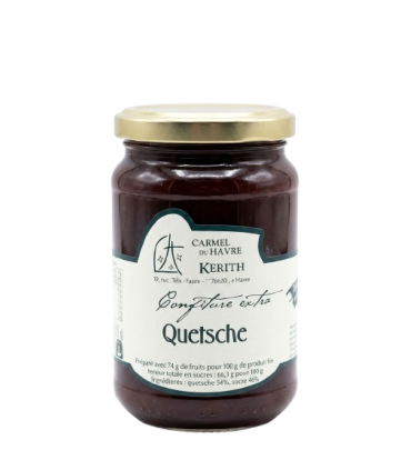 Confiture de quetsches artisanale du monastère de la transfiguration du Havre