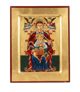 Icône Vierge intronisée — Abbaye Sainte-Marie du Rivet (33)