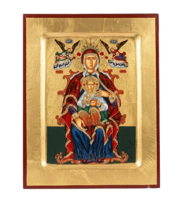 Icône Vierge intronisée — Abbaye Sainte-Marie du Rivet (33)