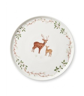 Plat à tarte en céramique - Collection Noël