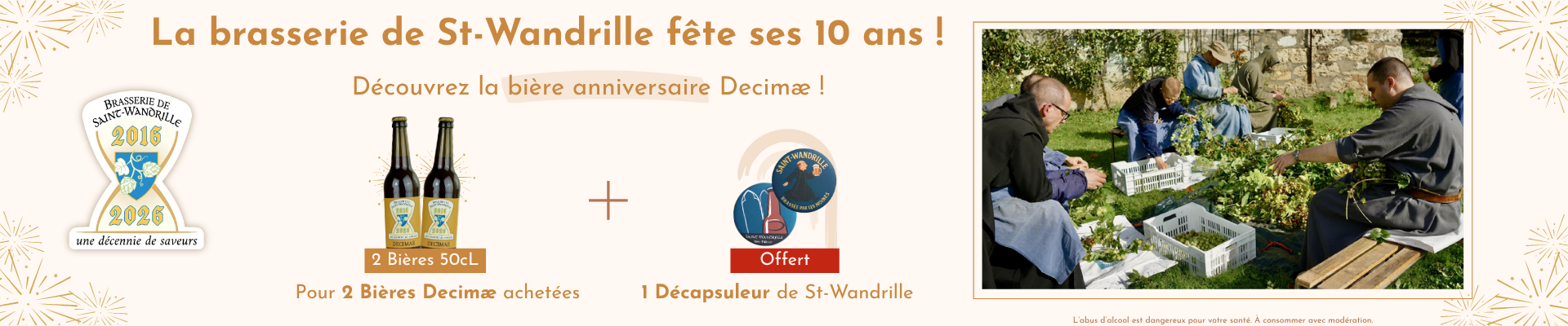 Saint Wandrille fête ses 10 ans !